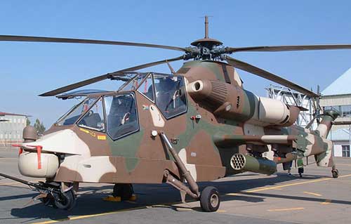 Боевой вертолет CSH-2 Rooivalk (ЮАР)