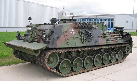 Бронированная ремонтно-эвакуационная машина Bergepanzer 2A1 Standard (Германия)