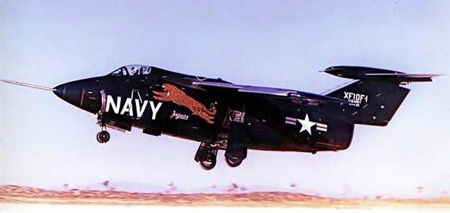Экспериментальный истребитель F10F Jaguar (США)