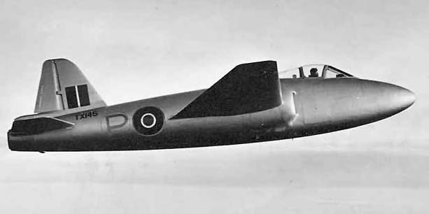 Экспериментальный истребитель Gloster E.1/44 (Великобритания)