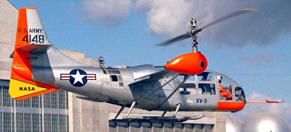 Экспериментальный самолёт Bell XV-3 (США)