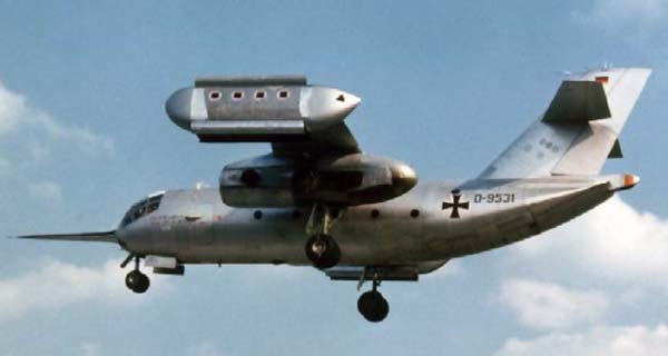 Экспериментальный самолёт Dornier Do.31 (Германия)