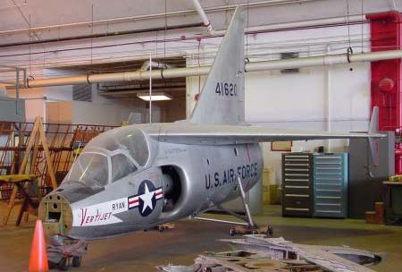 Экспериментальный самолёт Ryan X-13 Vertijet (США)