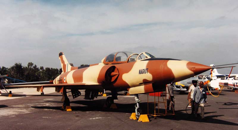 Истребитель-бомбардировщик HAL HF-24 Marut (Индия)