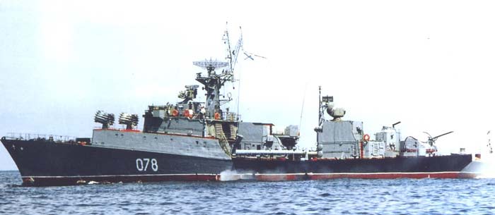 Малые противолодочные корабли проекта 1124 "Альбатрос" до 1974 г. (СССР)