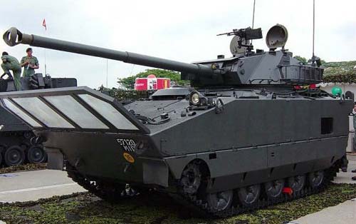 Машина огневой поддержки AMX-10 PAC-90 (Франция)