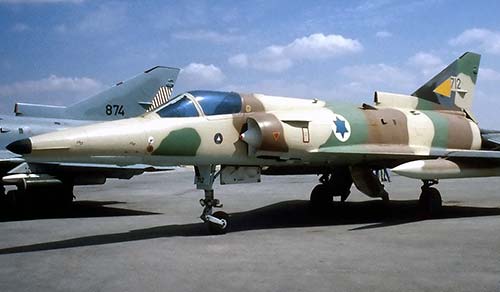 Многоцелевой истребитель Kfir-C1 (Израиль)