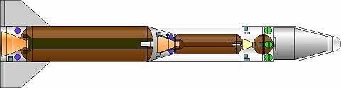 Опытная баллистическая ракета RSA-4 (ЮАР)
