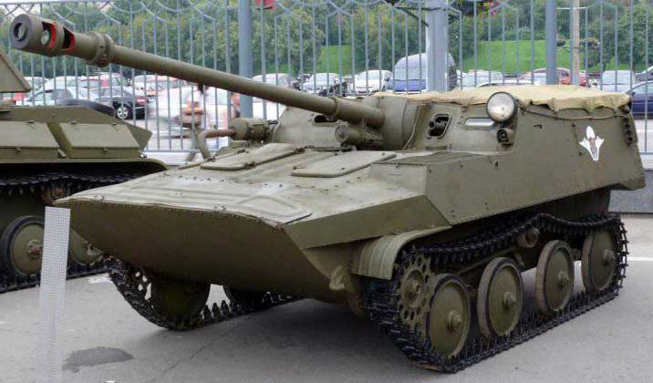 Опытная самоходная артиллерийская установка АСУ-57П «Объект 574» (СССР)