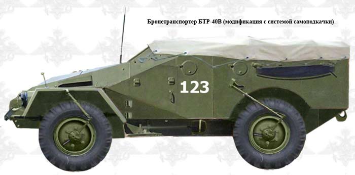 Опытный бронетранспортёр БТР-40В (СССР)