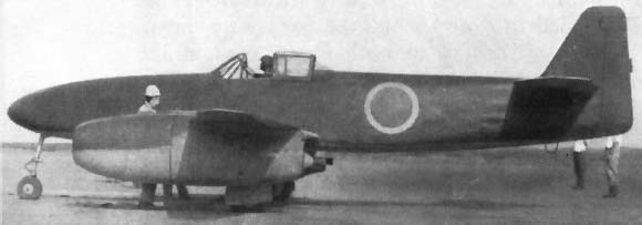 Опытный истребитель Nakajima J8N1 Kikka (Япония)