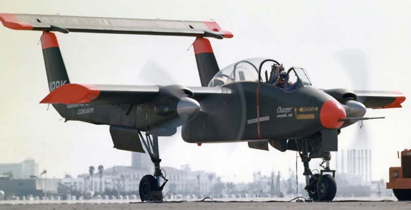 Опытный лёгкий штурмовик Convair M48 «Charger» (США)