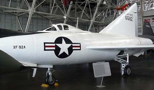 Опытный перехватчик Convair XF-92A (США)