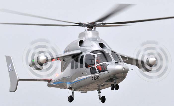 Опытный вертолёт Eurocopter X3 (Франция)