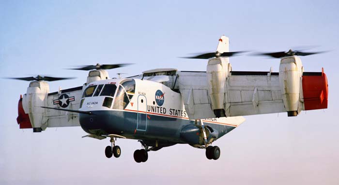 Опытный военно-транспортный самолёт LTV XC-142 (США)