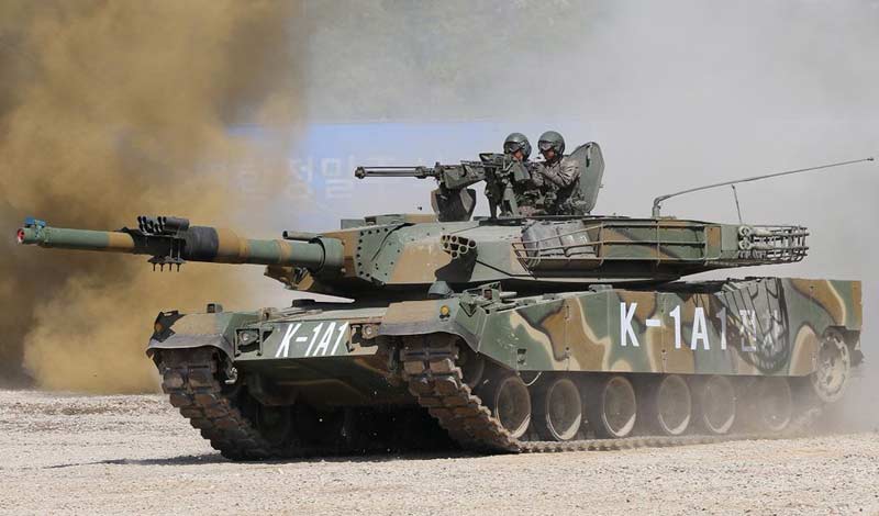 Основные боевые танки K1A1 и K1A2 (Южная Корея)