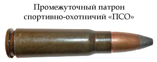 Патрон 7,62x39 спортивно-охотничий «ПСО» (Россия)