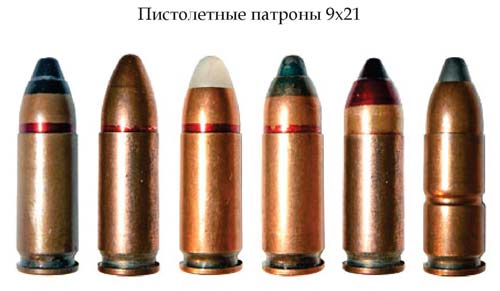 Пистолетные патроны 9х21 (Россия)