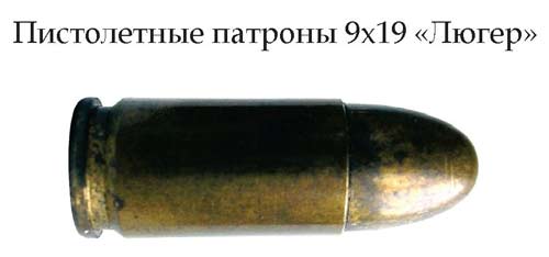 Пистолетный патрон 9х19 «Luger» (Германия)