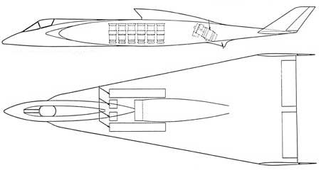 Проект разведывательно-ударного СВВП Canadair CL-72 VTOL (Канада)