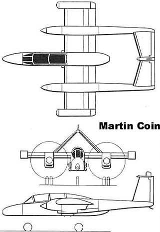 Проект штурмовика COIN фирмы Martin (США)