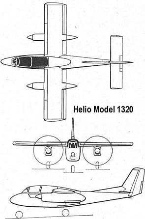 Проект штурмовика CОIN Helio Model 1320 (США)