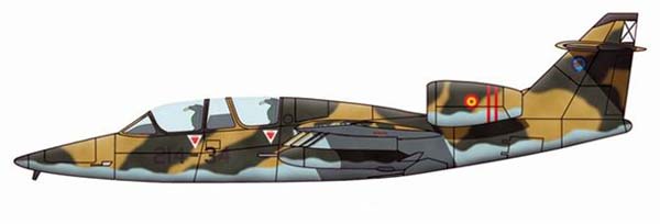 Проект штурмовика HA-500 Alacran (Испания)
