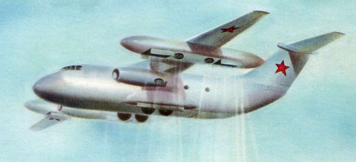 Проект военно-транспортный самолет ВВП Бе-32 1965 года (СССР)