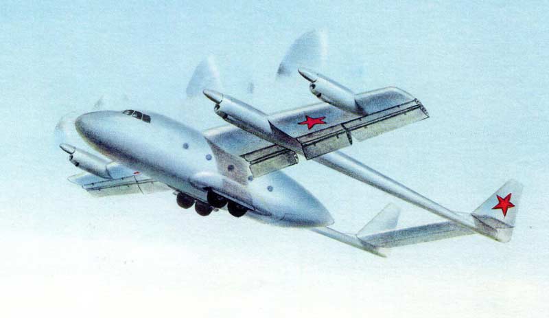 Проект военно-транспортного самолёта УВП Бе-32 1965 года (СССР)