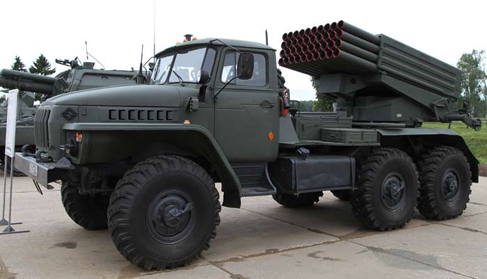 Реактивная система залпового огня БМ-21 «Град» (СССР)