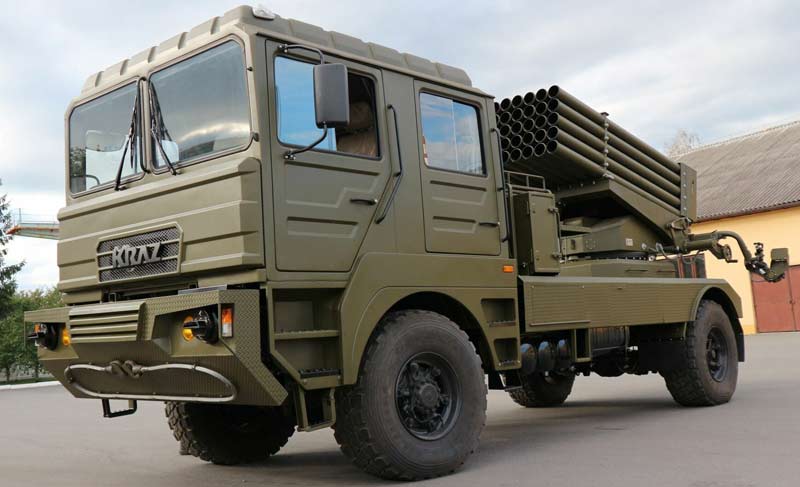 Реактивная система залпового огня БМ-21УМ «Берест» (Украина)