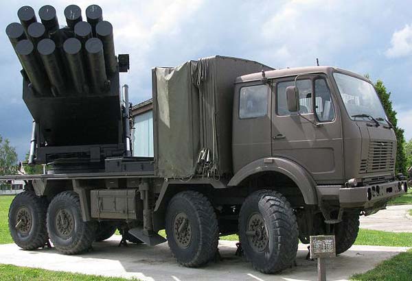 РСЗО M-87 Orkan (Югославия)