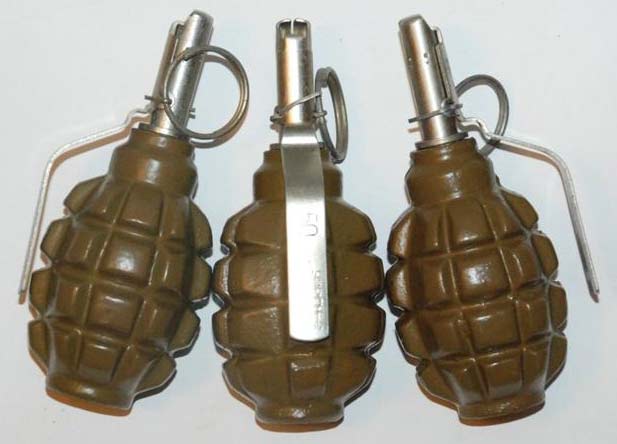 Ручная граната Ф-1 с запалом Ковешникова (СССР)