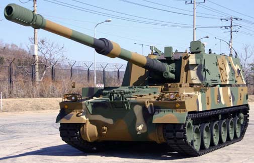 Самоходная гаубица K9 Thunder (Южная Корея)