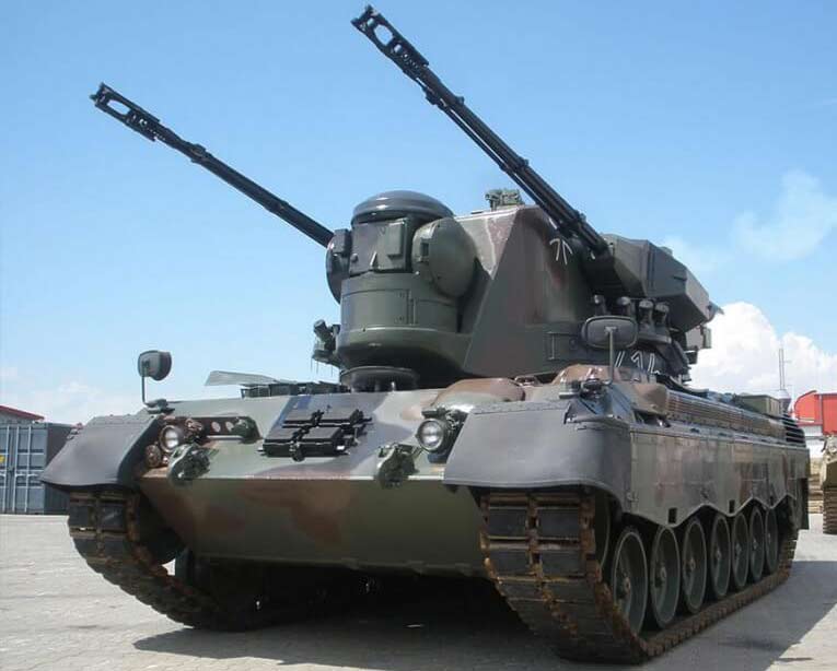 Самоходная зенитная установка Flakpanzer Gepard (Германия)