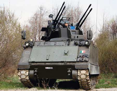 Самоходная зенитная установка SIDAM-25 (Италия)