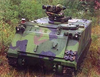 Самоходный зенитный ракетный комплекс RBS-70 ARMAD (Швеция)