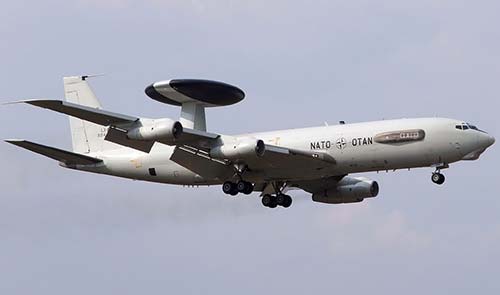 Самолет РЛС и управления E-3A Sentry (США)