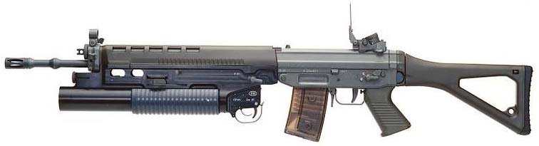 Штурмовая винтовка SIG SG 550 / SG 551 / Stgw 90 (Швейцария)