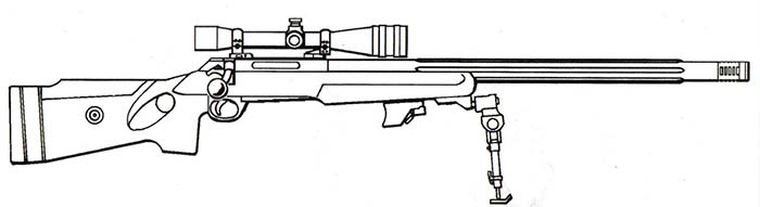Снайперская винтовка Armalon BRG (Великобритания)