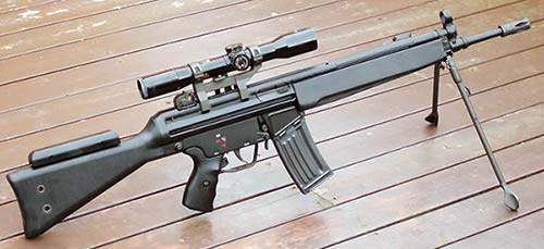 Снайперская винтовка HK HK33-SG1 (Германия)