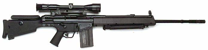 Снайперская винтовка HK MSG-90 (Германия)