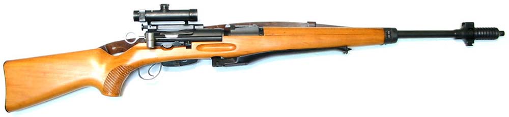 Снайперская винтовка ZfK-55 (Швейцария)