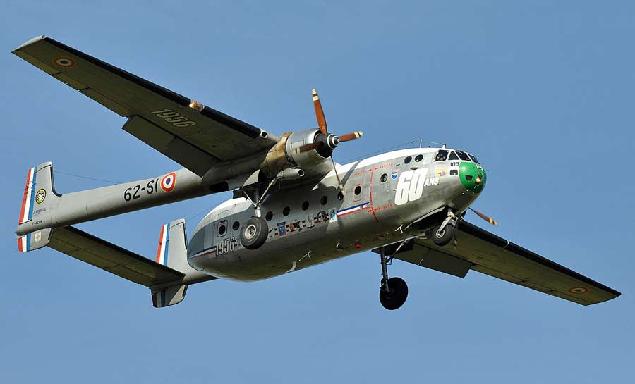 Средний военно-транспортный самолет Nord 2500 «Noratlas» (Франция)
