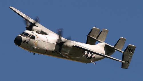 Военно-транспортный самолет C-2A Greyhound (США)