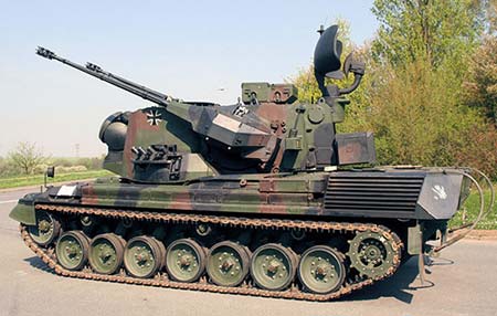 Зенитная самоходная установка Gepard (Германия)
