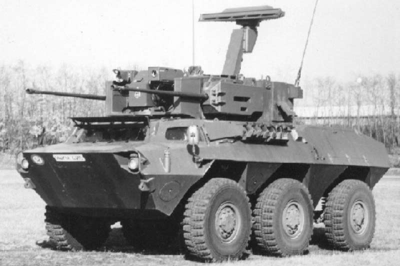 Зенитная самоходная установка Krauss-Maffei Wildcat 30 SPAAG (Германия)