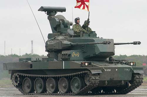Зенитная самоходная установка Type 87 (Япония)