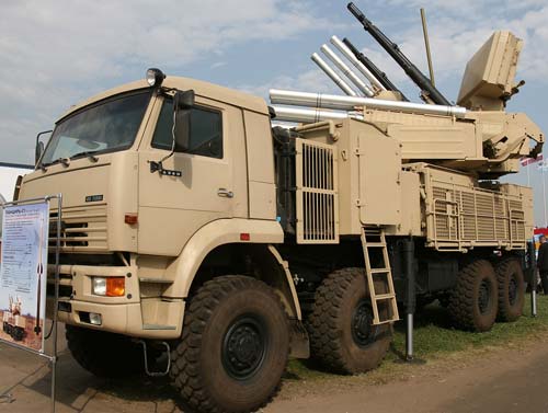 Зенитный ракетно-пушечный комплекс 96К6 «Панцирь-С1» (Россия)